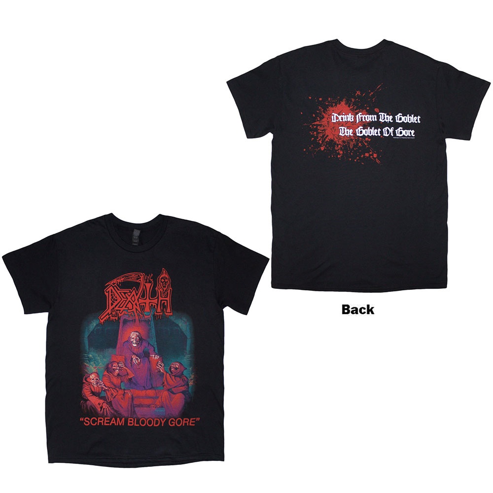 Death - Scream Bloody Gore Tshirt Homme - Noir